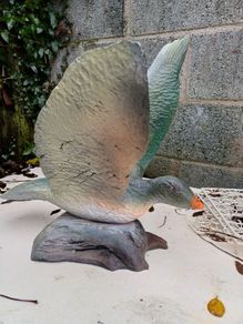Vintage Greylag Goose Sculpture