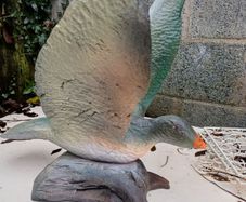 Vintage Greylag Goose Sculpture