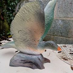 Vintage Greylag Goose Sculpture