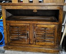 wooden unit