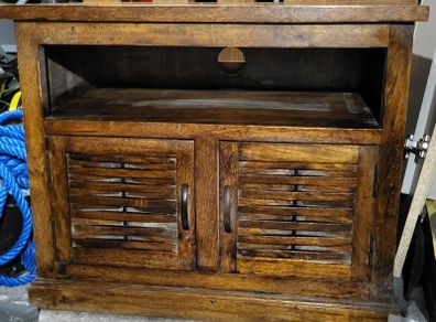 wooden unit
