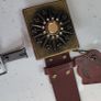 RIVER ISLAND brown genuine leather belt with embellished buckle - Sz M-L  Bnwt - Rrp 32 Image 6