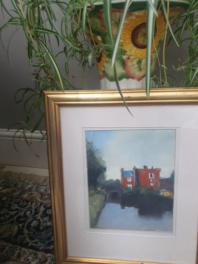 Original Painting of Parsons Bookshop by Larry McIlwaine