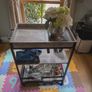 Drinks Trolley with Removable Serving Tray and Wine Rack Image 6