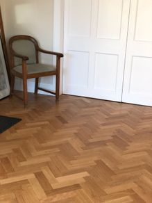 Vintage Oak Parquet Floor 8.5 sqm