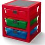 Transparent Red 5005873  LEGO 3 draw Rack System Image 3