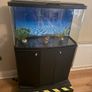 80L Aquarium with Black Cabinet and Accessories Image 4