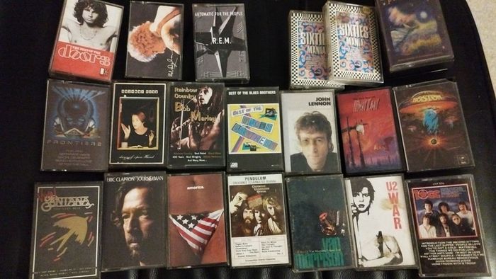 assorted tapes