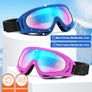 2-Pack Ski Goggles, Compatible Snowboard Goggles for Kids, Teens, Youth, Boys, Girls, Men and Women, Motorcycle Goggles, Wind Resistance Goggles Image 5