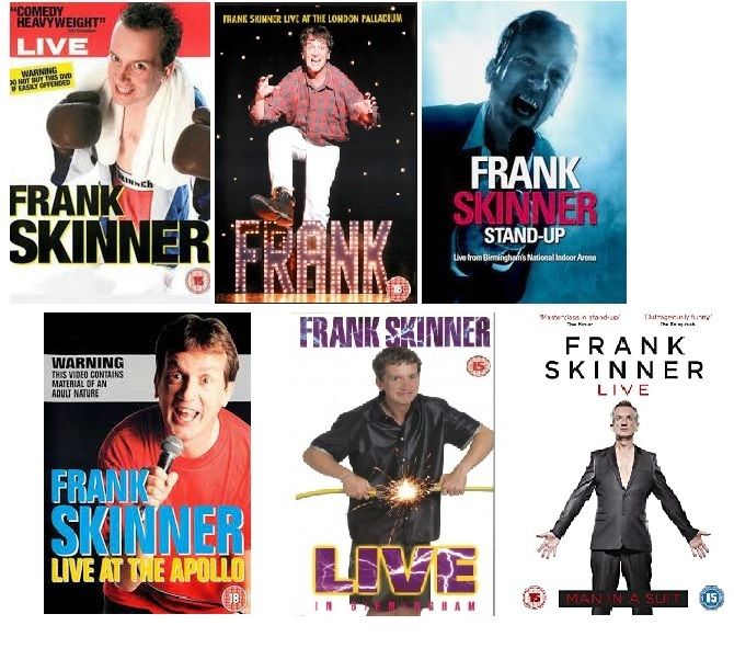 Frank Skinner: Live Stand Up Comedy DVD Collection (Brand New)
