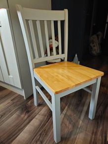 Wooden dining chairs (4 Available)