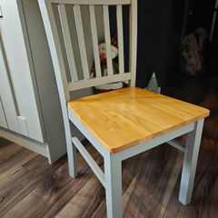 Wooden dining chairs (4 Available)