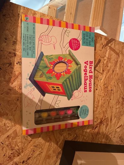 paint your own bird house