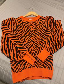 Savida Orange and Black Jumper