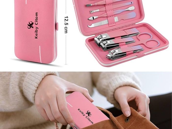 NEW SALE | 10pcs Professional Nail Clippers Kit Pedicure Care Tools-Stainless Steel Grooming Tools for Travel