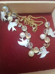 Vintage Delicate Dove Necklace