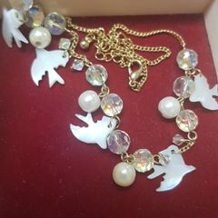 Vintage Delicate Dove Necklace
