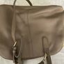DKNY Tribeca Triple Zip Grained Leather Satchel Desert Image 7