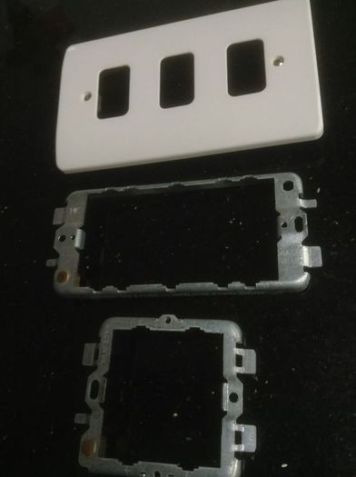 MK 3gang grid and plate, 3G grid and 2G grid