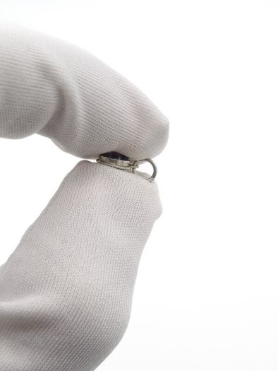 925 Vintage Sterling Silver Evil Eye Protection Charm