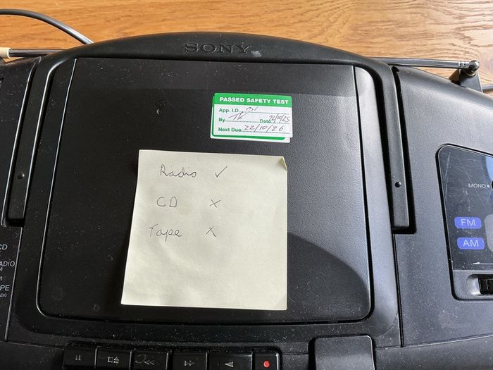 Sony Cd/ Radio