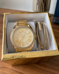 Michael Kors MK3568 Kacie Watch and Bracelet Set