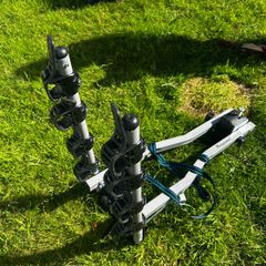Peruzzo Arezzo Black Tow Bar Mounted Bike Rack (Hang - on) For 4 Bikes