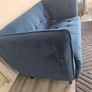 2 seater love seat velvet sofa Image 3