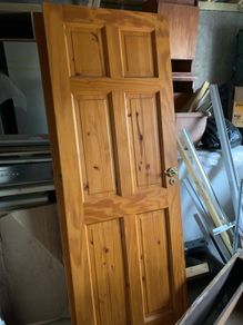 Pine doors x2