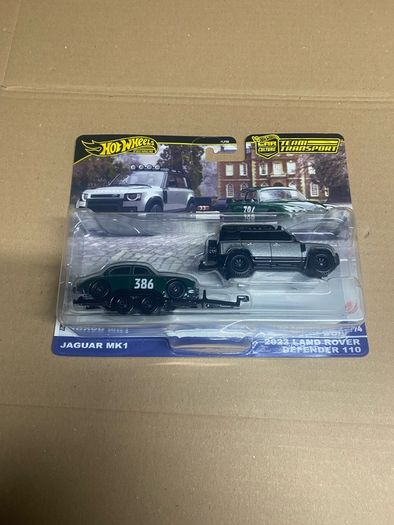 Jaguar Mk1 & Land Rover Defender Hot Wheels