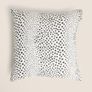 M&Sspotty cotton rich blackout eyelet curtains and cushion covers Image 4