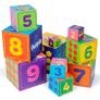 Stacking Block Puzzle For Toddlers 18 Months+ - Puzzle Game Includes 10 x Stacking Blocks Picture and Number Blocks for Children Image 2