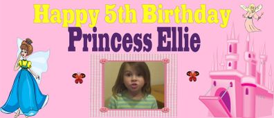 Pink Birthday banner 6ft