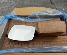 Brand New Kraft Takeaway Food Trays  500 Per Box