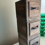 Set of 3 Vintage Shabby Chic Wooden Drawers Image 2