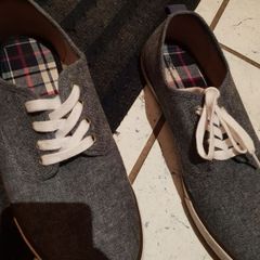 H&M blue grey mens shoes