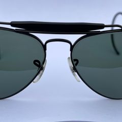 Ray Ban B&L Outdoorsman II Black Chrome Cable Temples G15 Lenses