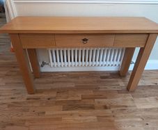 Solid Oak Console Table