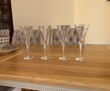 John Rocha Waterford Crystal Geo Incline Large Wine Glasses