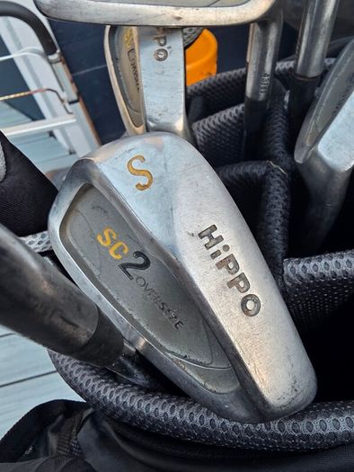 Golf clubs and bags