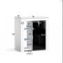 Modern Sideboard with LED lights LED Console Cabinet Living Room High Gloss Sideboard Image 7