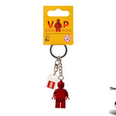 LEGO VIP Chrome Red Key Chain Yellow Label 5005205 This Is A Promotional Lego Item You Can Not Buy In Shops Brand New With Factory Sealed