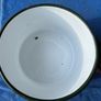 Vintage circular enamel bread bread Image 3