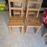 Wooden Extenable table with 4 chairs Image 3