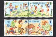 1989 Isle of Man Europa: Children's Game Commemorative Stamp Mint Never Hinged (MNH)