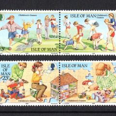1989 Isle of Man Europa: Children's Game Commemorative Stamp Mint Never Hinged (MNH)