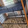 Metal & Wood Single Bunk Bed Image 2