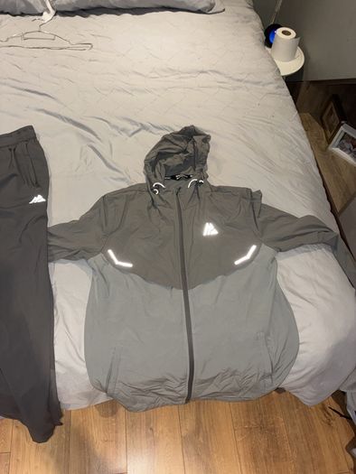 Montirex tracksuit Size M grey and light grey color match
