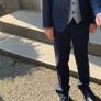 Holy Communion Suit.. Aged 9. Lovely suit. Worn twice. Cost 300 including shoes. Shoes size 37(4.5uk). Image 4