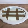 White Ceramic Mirror Image 2